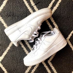 Nike Air Force One Sneaker Low Top White Leather